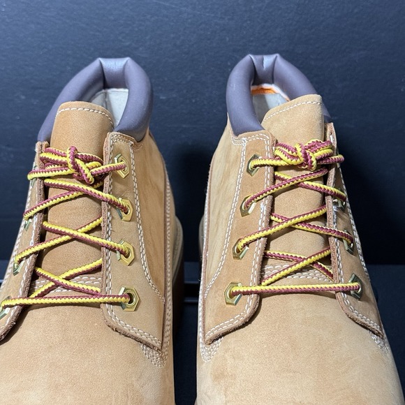 Timberland Boots Youth 7 Women 8.5 Stone Street Mid Waterproof Wheat Nubuck - Picture 7 of 15